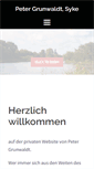 Mobile Screenshot of peter-grunwaldt.de